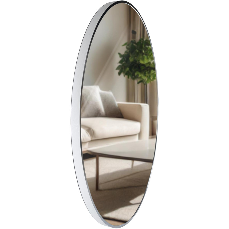 Miroir mural Elsie XL argent