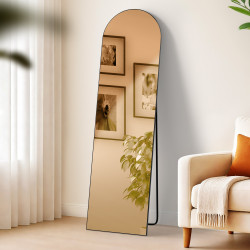 Miroir Moline 140x40 cm noir mat