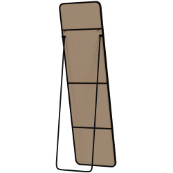 Miroir Gurnee 140x40 cm noir mat