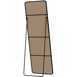 Miroir Gurnee 150x50 cm noir mat