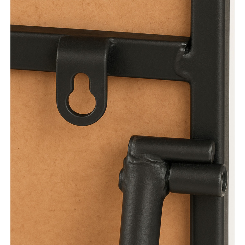 Miroir Gurnee 150x50 cm noir mat