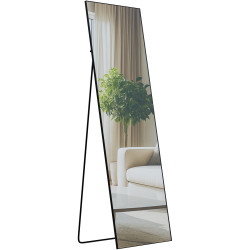 Miroir Benicia 160x50 cm noir mat