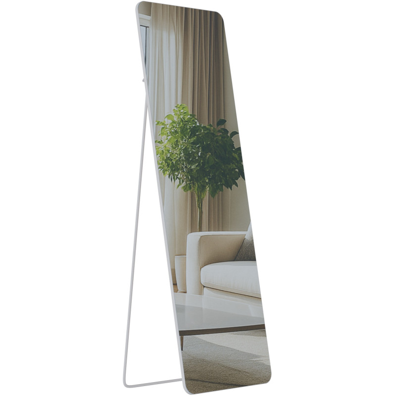 Miroir Gurnee 160x50 cm blanc mat