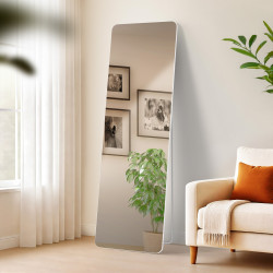 Miroir Gurnee 160x50 cm blanc mat