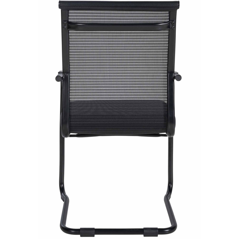 Ensemble de 2 chaises visiteurs Denny noires