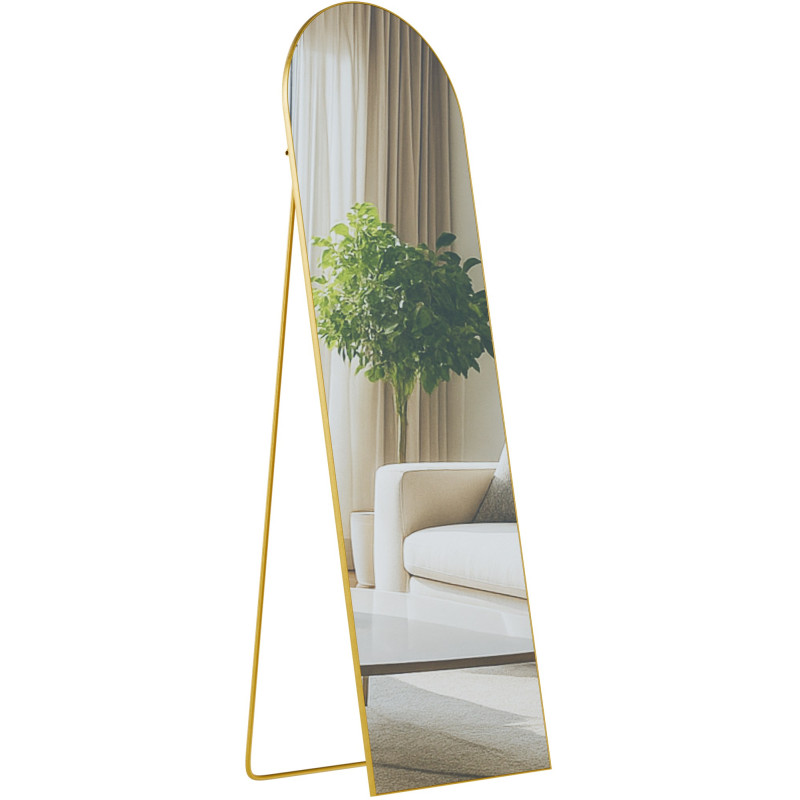 Miroir Moline 160x50 cm éclat doré