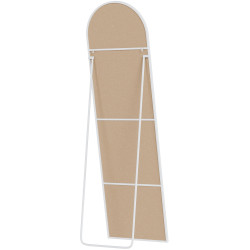 Miroir Moline 140x40 cm blanc mat