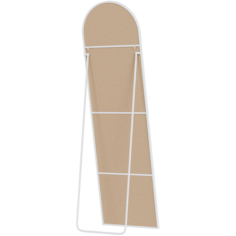 Miroir Moline 140x40 cm blanc mat