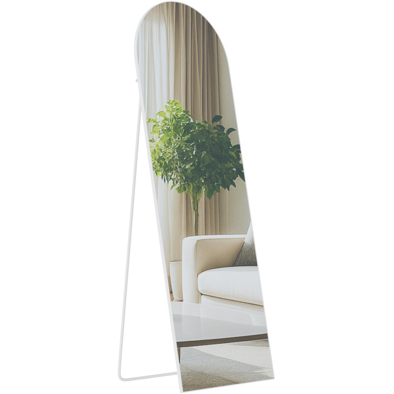 Miroir Moline 150x50 cm blanc mat