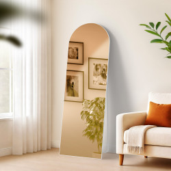Miroir Moline 150x50 cm blanc mat