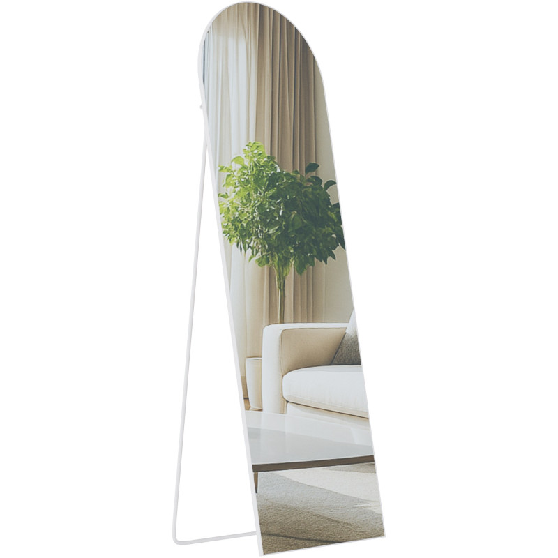 Miroir Moline 160x50 cm blanc mat