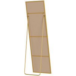 Miroir Benicia 140x40 cm éclat doré