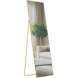 Miroir Benicia 160x50 cm éclat doré