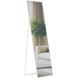 Miroir Benicia 140x40 cm blanc mat