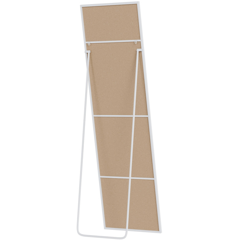 Miroir Benicia 140x40 cm blanc mat