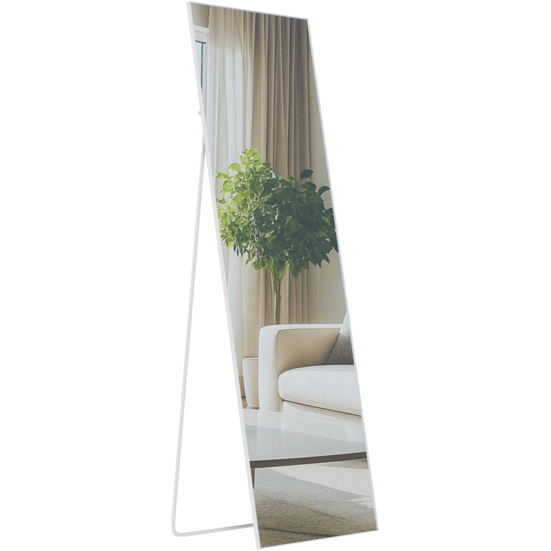 Miroir Benicia 160x50 cm blanc mat