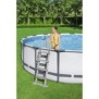 Kit Piscine hors sol tubulaire BESTWAY Steel Pro Max™ - 427 x 122 cm - Ronde (Avec un filtre a cartouche, une bвche et une échel