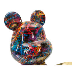 Plateau chien Psycho A – objet décoratif moderne – 17 x 15 x 22,5 cm