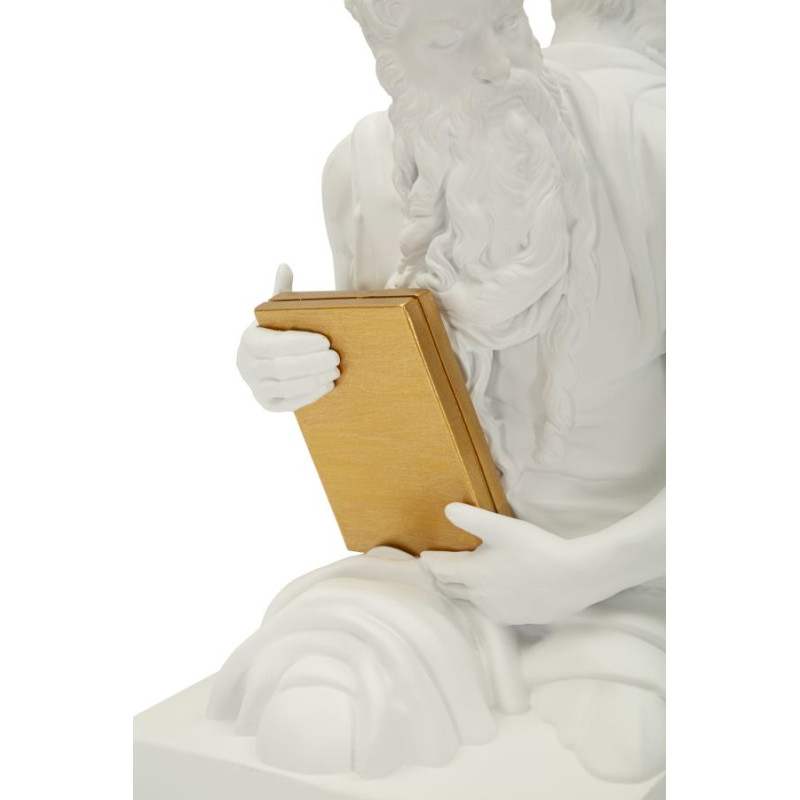 Serre-livres Poséidon – ensemble 2 pièces déco moderne – 25,5 x 15 x 22,3 cm