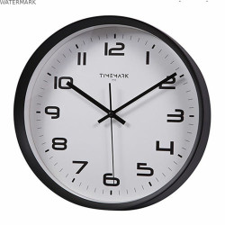 Horloge Murale Timemark Noir 30 x 30 cm