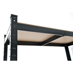 Estantería Metálica 90x40x180 cm, Montaje Fácil Sin Pernos
