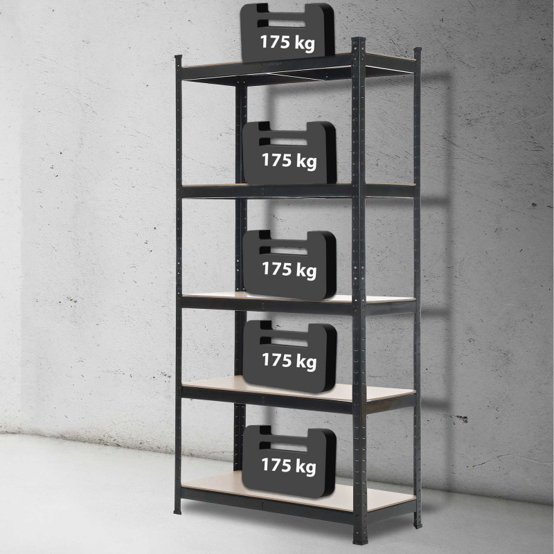 Estante de Arrumação 90x40x180 cm
