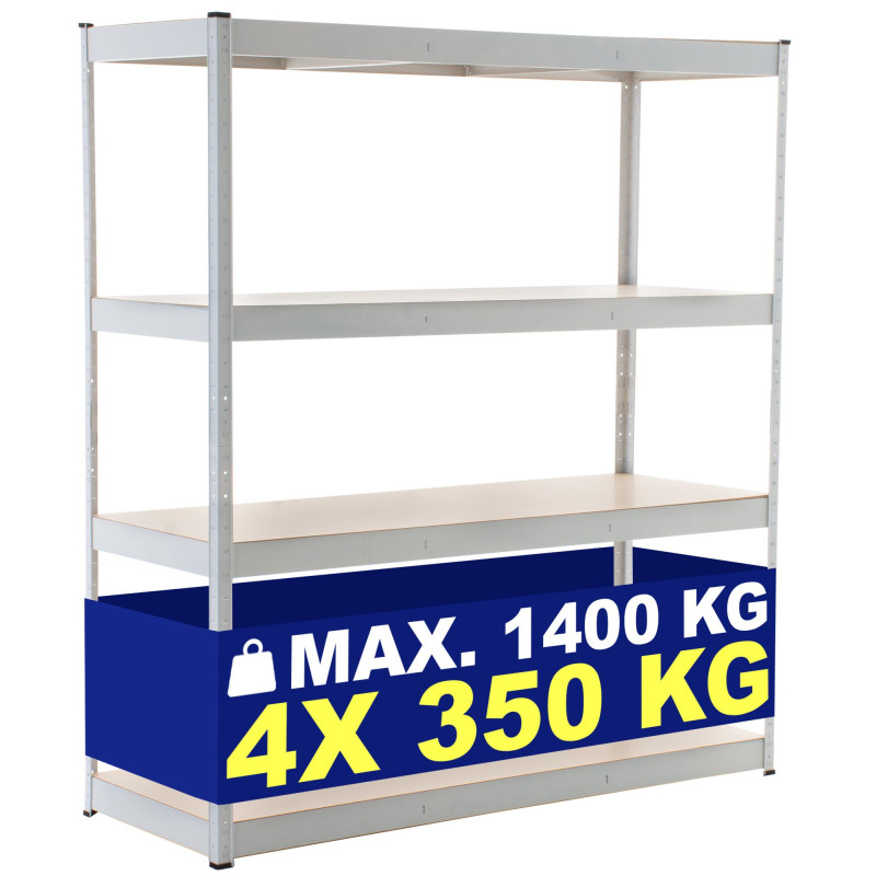Estantería de almacenamiento 160x60x180 cm
