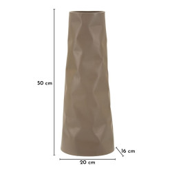 Vase Norimberga – vase design moderne – 16 x 20 x 50 cm (ouverture 11,5 x 8 cm)