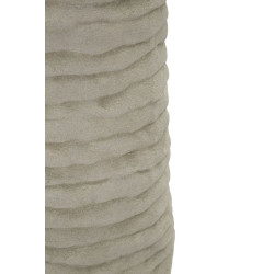Vase ouvert Lima – vase design moderne – Ø 15,5 x 40 cm (ouverture Ø 12 cm)