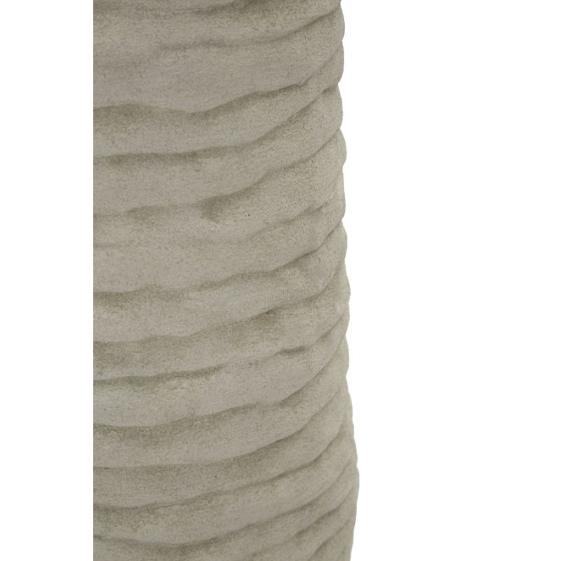 Vase ouvert Lima – vase design moderne – Ø 15,5 x 40 cm (ouverture Ø 12 cm)