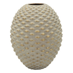 Vase boule Pepipas – vase design moderne – Ø 29,5 x 36 cm (ouverture Ø 8,5 cm)