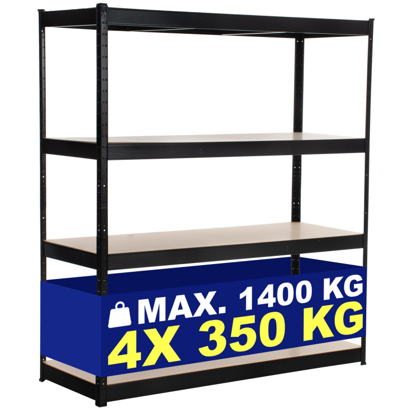 Estantería de almacenamiento 160x60x180 cm
