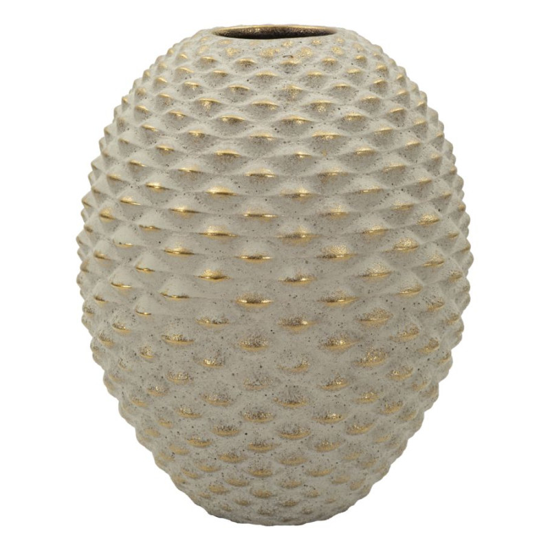 Vase boule Pepipas – vase contemporain – Ø 23,5 x 28,5 cm (ouverture Ø 7 cm)