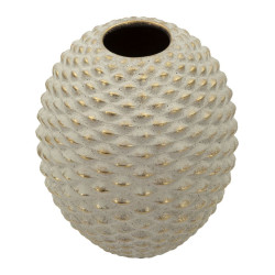 Vase boule Pepipas – vase contemporain – Ø 23,5 x 28,5 cm (ouverture Ø 7 cm)