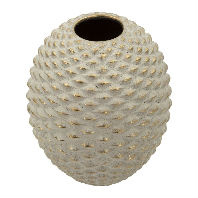 Vase boule Pepipas – vase contemporain – Ø 23,5 x 28,5 cm (ouverture Ø 7 cm)