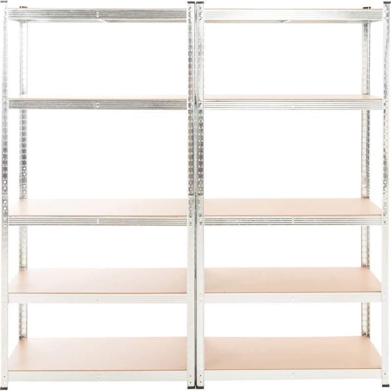 Juego de 2 estanterías encajables G 90x40x180 cm
