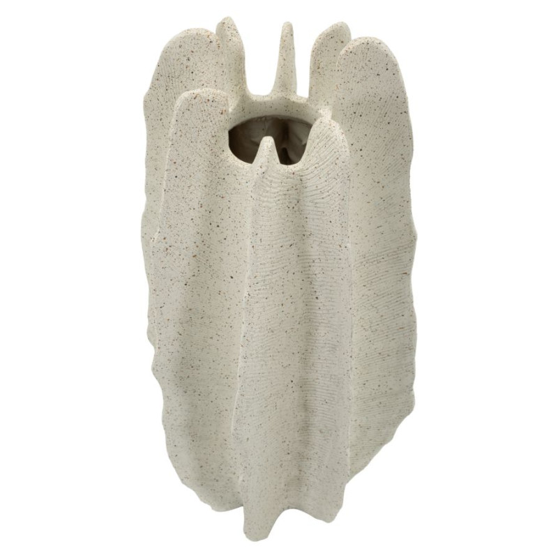 Vase en résine Ester – vase design moderne – Ø 23 x 50 cm (ouverture Ø 8 cm)