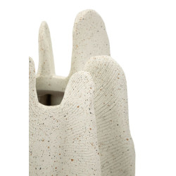 Vase en résine Ester – vase design moderne – Ø 23 x 50 cm (ouverture Ø 8 cm)