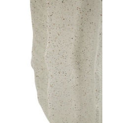 Vase en résine Ester – vase design moderne – Ø 23 x 50 cm (ouverture Ø 8 cm)