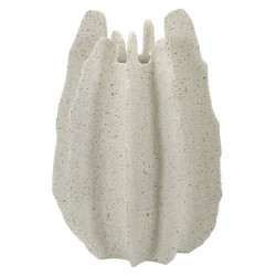 Vase en résine Ester – vase contemporain – Ø 26 x 40 cm (ouverture Ø 9 cm)