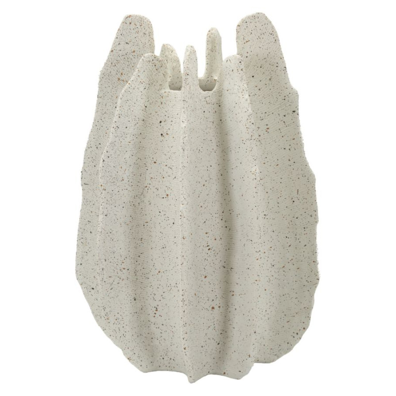 Vase en résine Ester – vase contemporain – Ø 26 x 40 cm (ouverture Ø 9 cm)