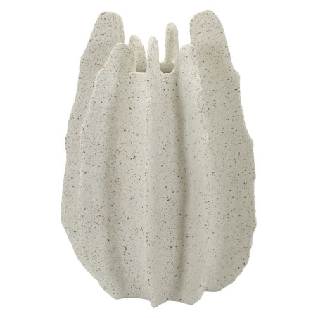 Vase en résine Ester – vase contemporain – Ø 26 x 40 cm (ouverture Ø 9 cm)