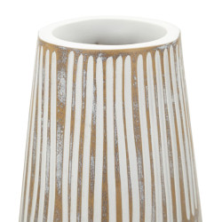 Vase en résine Hanoï – vase design moderne – Ø 17 x 68,5 cm (ouverture Ø 6 cm)