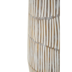 Vase en résine Hanoï – vase design moderne – Ø 17 x 68,5 cm (ouverture Ø 6 cm)