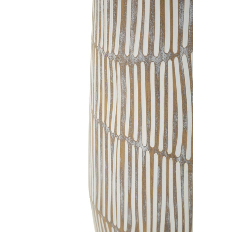 Vase en résine Hanoï – vase design moderne – Ø 17 x 68,5 cm (ouverture Ø 6 cm)