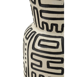 Vase en résine Nairobi – vase design contemporain – Ø 16 x 86 cm (ouverture Ø 12,5 cm)