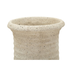 Vase d’extérieur en sable – vase contemporain – Ø 24,5 x 97 cm (ouverture Ø 14 cm)