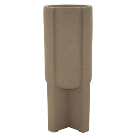 Porte-vase extérieur Moai – cache-pot design – Ø 42 x 101 cm (ouverture Ø 34 cm)