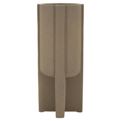 Porte-vase extérieur Moai – cache-pot design – Ø 42 x 101 cm (ouverture Ø 34 cm)