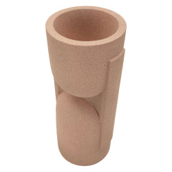 Porte-vase extérieur Nui – cache-pot design moderne – 38 x 36 x 91 cm (ouverture Ø 29 cm)